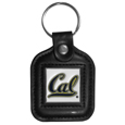 Cal Berkeley Bears Square Leatherette Key Chain
